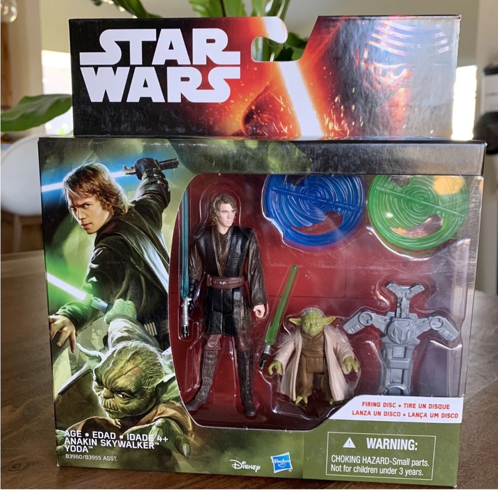 Hasbro Star Wars Revenge of the  Sith Anakin Skywalker & Yoda Figure 2 Pack - Picture 1 of 2